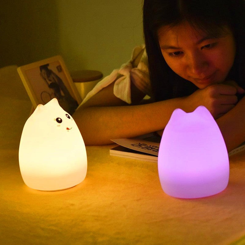 Silicone Touch Sensor LED Night Light For Kids