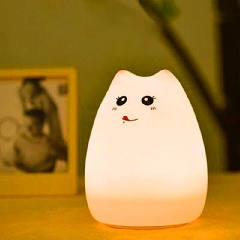 Silicone Touch Sensor LED Night Light For Kids