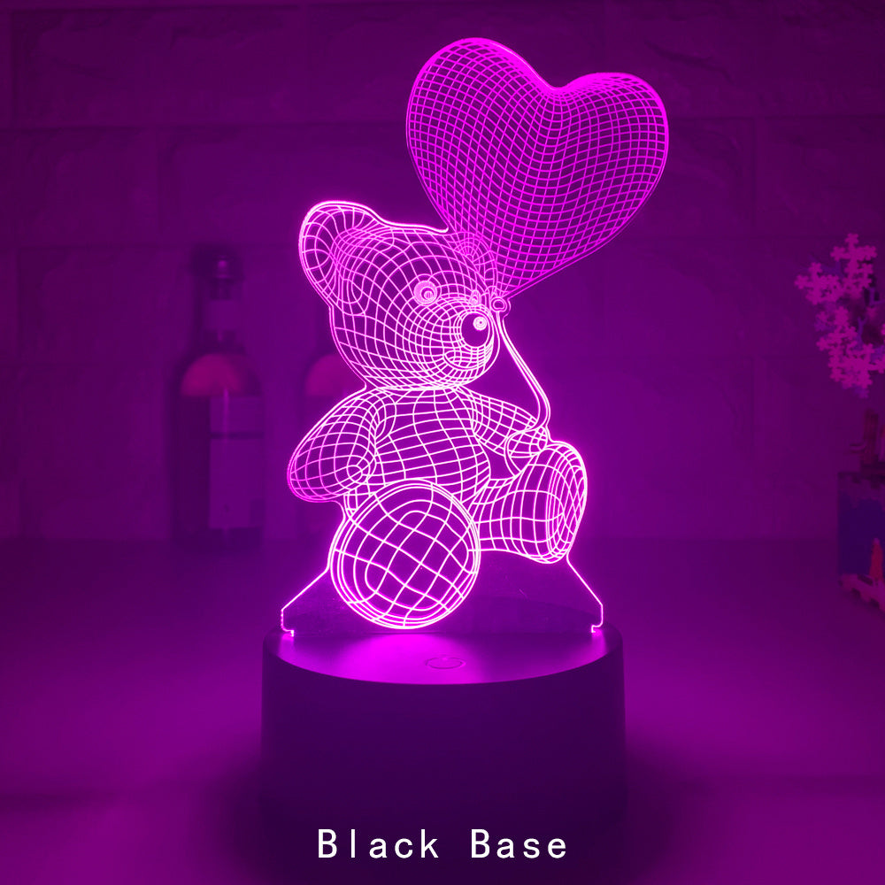 3D USB LED Night Lights