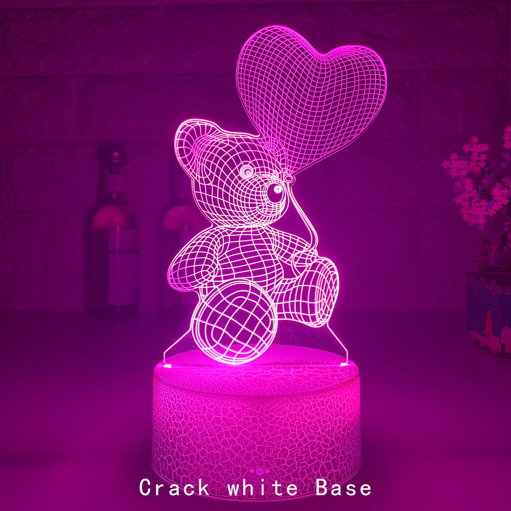 3D USB LED Night Lights