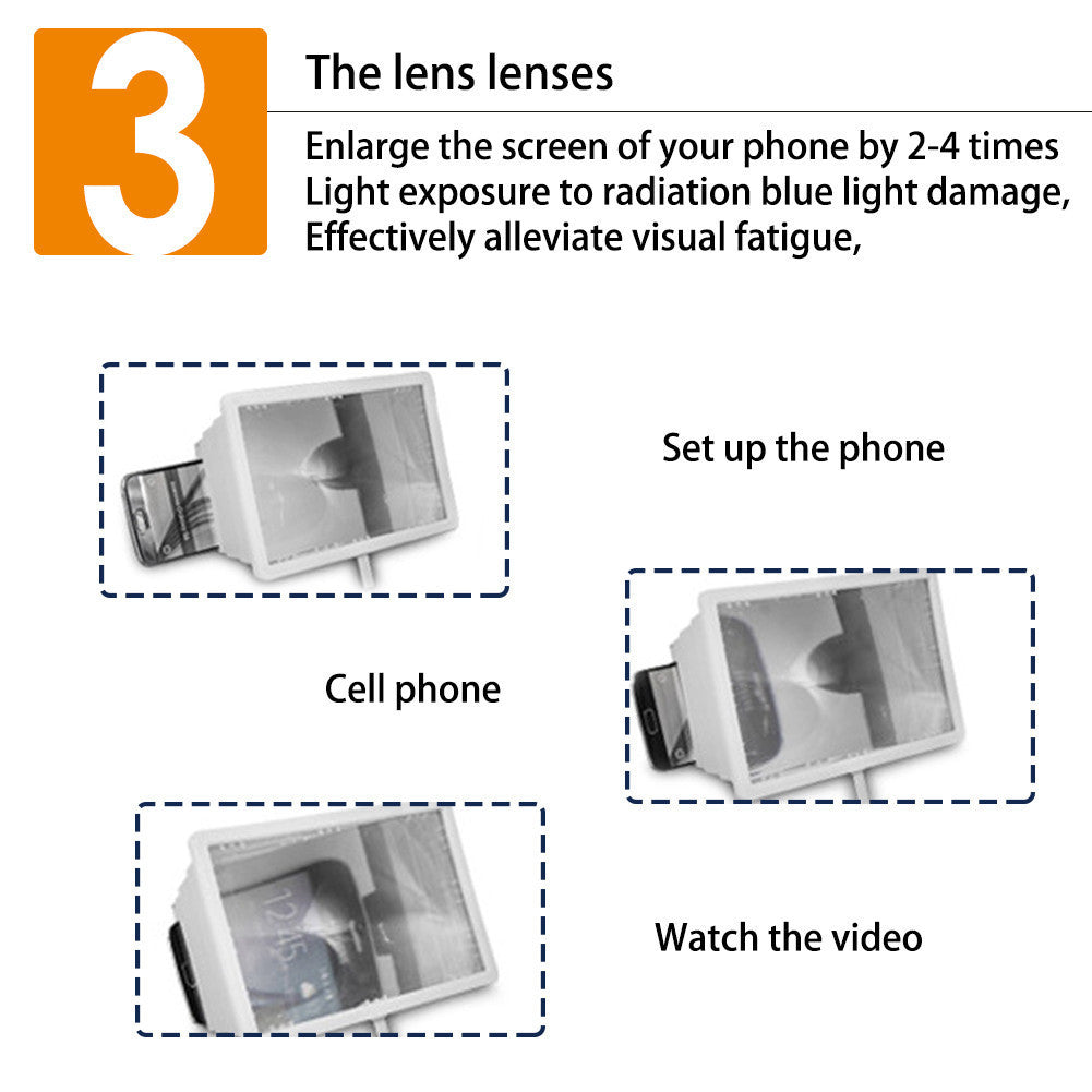 Mobile Phone Video Screen Magnifier