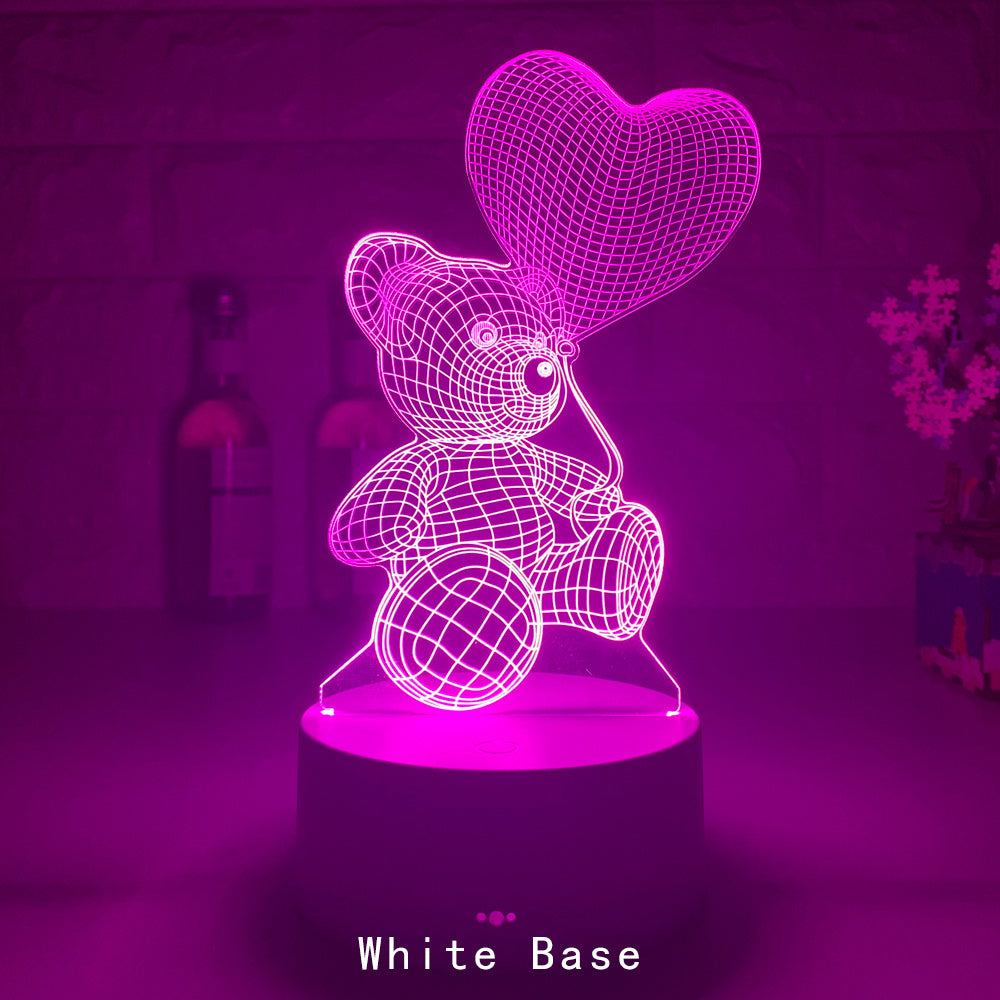 3D USB LED Night Lights