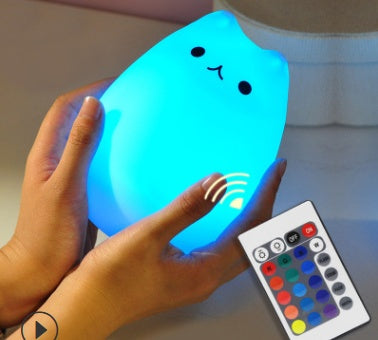 Silicone Touch Sensor LED Night Light For Kids