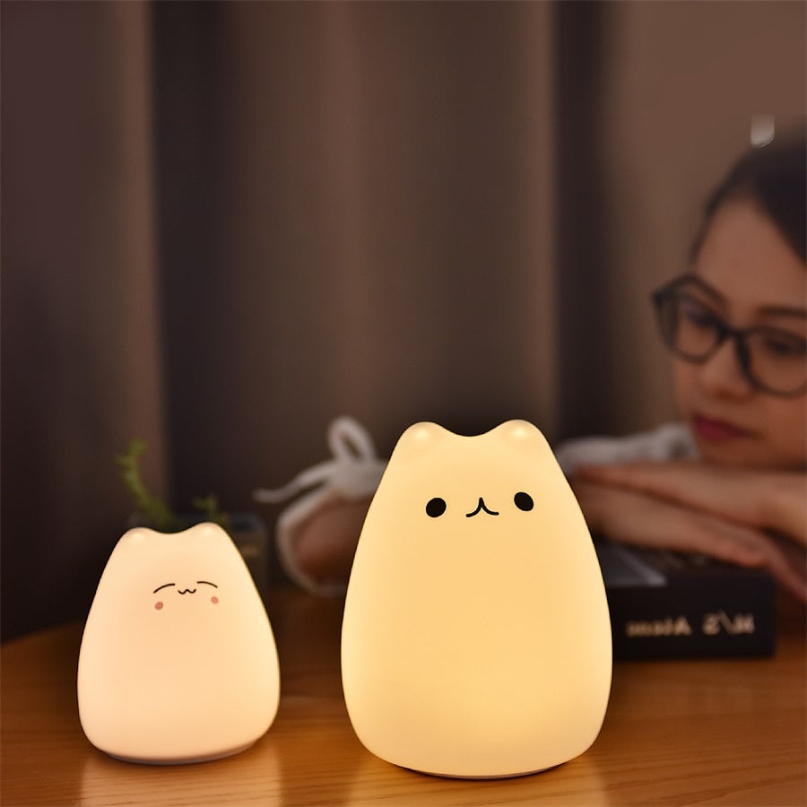 Silicone Touch Sensor LED Night Light For Kids