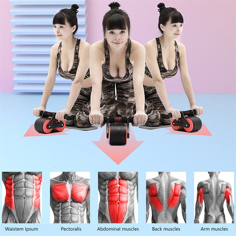 Rebound Ab Wheel Roller Waist Trainer