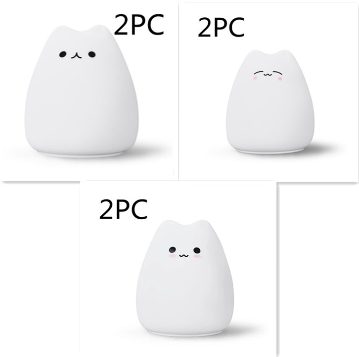 Silicone Touch Sensor LED Night Light For Kids