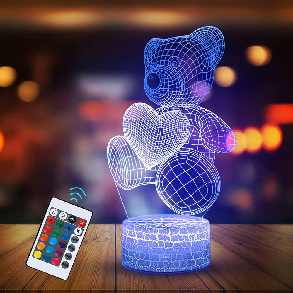 3D USB LED Night Lights