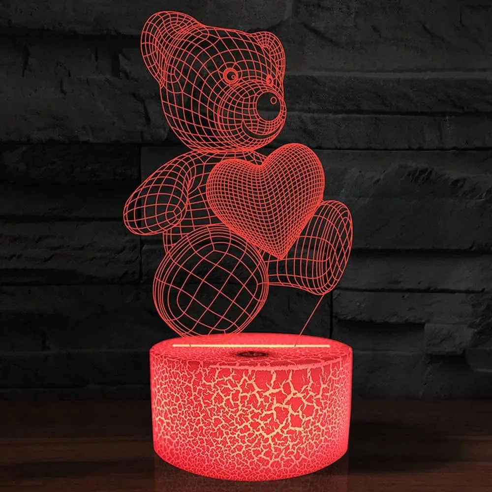 3D USB LED Night Lights