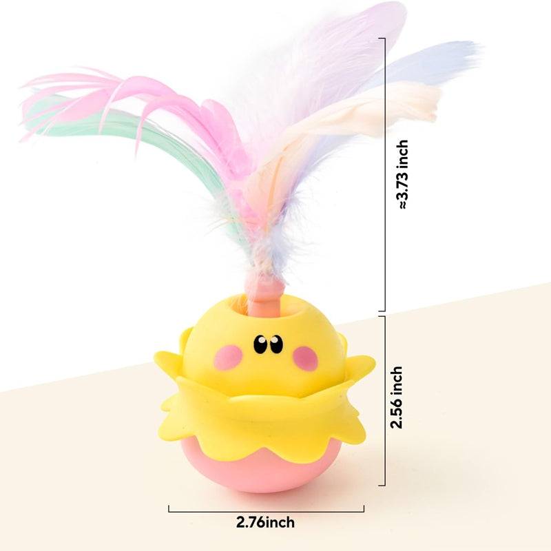 𝐈𝐧𝐭𝐞𝐫𝐚𝐜𝐭𝐢𝐯𝐞 𝐂𝐚𝐭 𝐅𝐞𝐚𝐭𝐡𝐞𝐫 𝐓𝐨𝐲