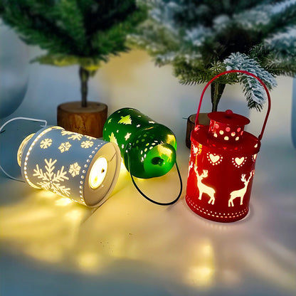 Christmas Candle Lights LED Small Lanterns Holiday Decoration