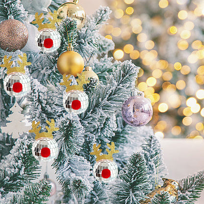 Christmas Mirror Disco Ball Decoration