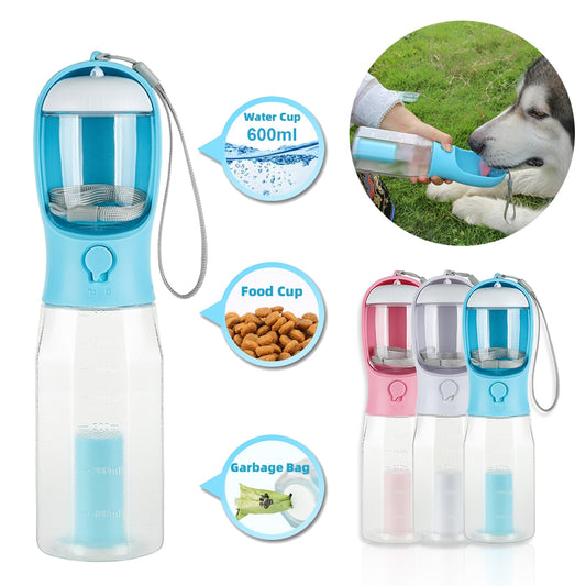 Portable  2 in 1 Pet Water BottleFeeder