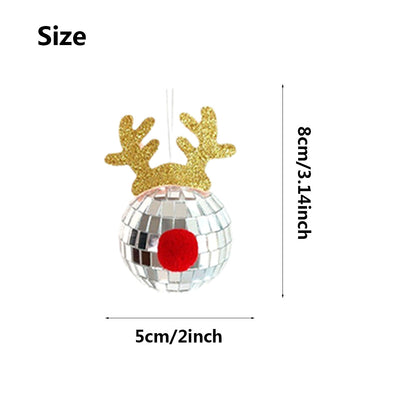 Christmas Mirror Disco Ball Decoration