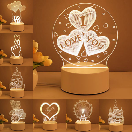 3D NeonLED Night Lights