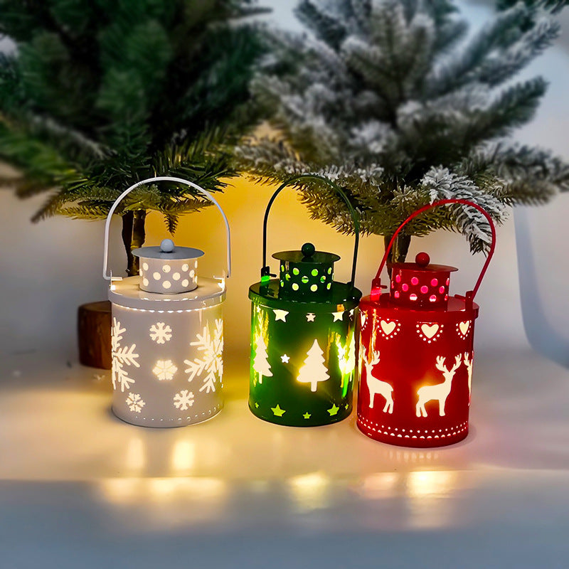 Christmas Candle Lights LED Small Lanterns Holiday Decoration