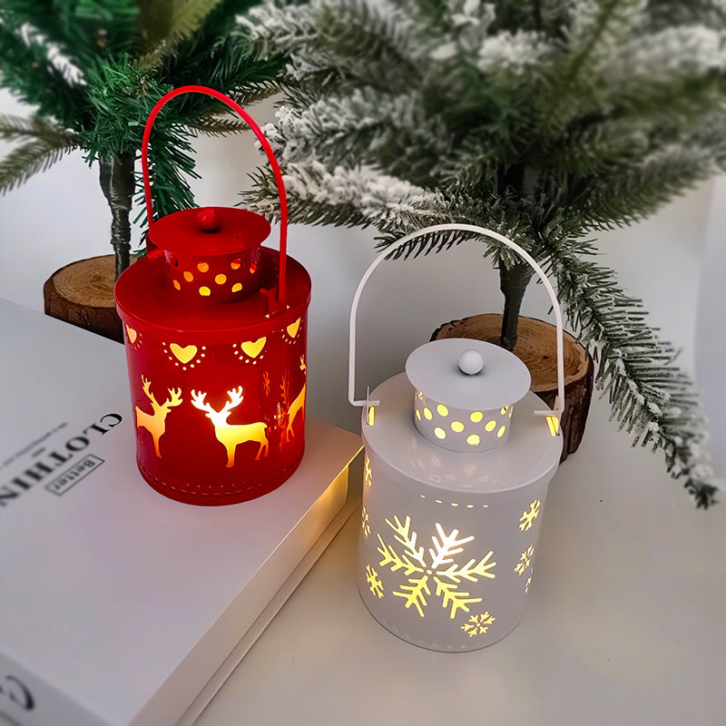 Christmas Candle Lights LED Small Lanterns Holiday Decoration