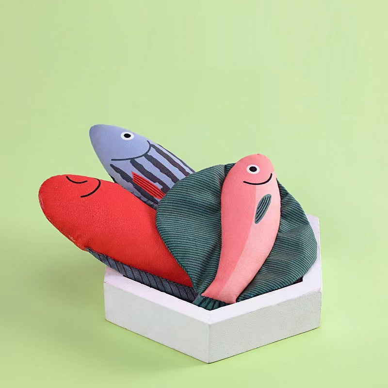 Pet Plush   Paper Fish Pillow